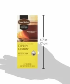 Farmer Brothers Premium: Lively Lemon Hot Tea, 2/25 Ct Tea Boxes -coffee Sales Shop fbliveltlemon3 2