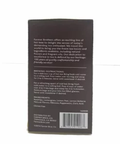 Farmer Brothers Premium: Lively Lemon Hot Tea, 2/25 Ct Tea Boxes -coffee Sales Shop fbliveltlemon4 2