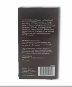 Farmer Brothers Premium: Misty Mint Hot Tea, 2/25 Ct Tea Boxes -coffee Sales Shop fbmisty mint1 1