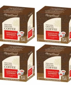 Harry & David Chocolate Raspberry Single Serve Cups, 4/18 Count