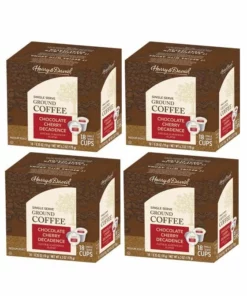 Harry & David Chocolate Cherry Decadence Single Serve Coffee, 4/18 Count