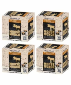Harry & David Milk Chocolate Caramel Moose Munch Single-Serve Coffee 4/18 Count