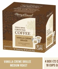 Harry & David Vanilla Creme Brulee Single Serve Coffee, 4/18 Count 5 Harry & David Vanilla Creme Brulee Single Serve Coffee, 4/18 Count -coffee Sales Shop harrydavidvanillss1