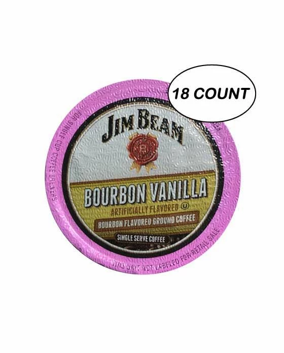 Jim Beam Bourbon Vanilla Flavored Single Serve Cups, 18 Cups 3 Jim Beam Bourbon Vanilla Flavored Single Serve Cups, 18 Cups