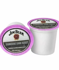Jim Beam Dark Roast Bourbon Flavored Single Serve Cups, 18 Cups -coffee Sales Shop jimbeamdarkroast 1