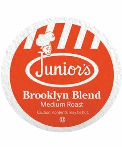 Junior's Most Fabulous Brooklyn Blend, Medium Roast Single Single Serve 18 Ct 8 Junior's Most Fabulous Brooklyn Blend, Medium Roast Single Single Serve 18 Ct -coffee Sales Shop juniors most fabulous brooklyn blend medium roast single single serve 1 ct