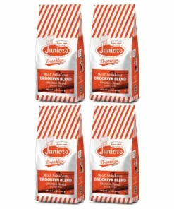 Junior's Most Fabulous Brooklyn Blend, Medium Roast Ground Coffee, 4/12 Oz Bags