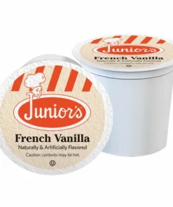 Junior's Most Fabulous French Vanilla, Medium Roast Single Single Serve 100 Ct -coffee Sales Shop juniors most fabulous french vanilla medium roast single single serve 100 ct