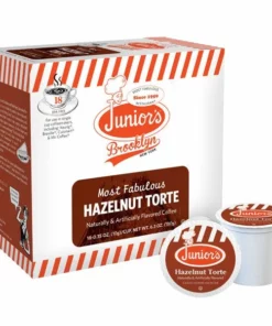 Junior's Most Fabulous Hazelnut Torte, Medium Roast Single Single Serve 18 Ct