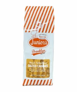 Junior's Most Fabulous Salted Caramel Ground Coffee, 4/12 Oz Bag -coffee Sales Shop juniorssaltedcaramel1 1