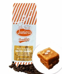 Junior's Most Fabulous Salted Caramel Ground Coffee, 4/12 Oz Bag -coffee Sales Shop juniorssaltedcaramelmain 1 1