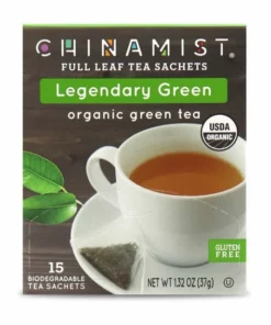 China Mist - Legendary Green Organic Black Full Leaf Tea Sachet, 6 Boxes 15 Count -coffee Sales Shop legendarygreen teasachet packet 1 1 1