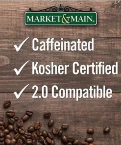 Market & Main Coconut Macaroon Single Serve Coffee Cups, 6 Boxes (72 Cups) -coffee Sales Shop market main chocolate peanut butter cup coffee single serve cups 12cups3 4