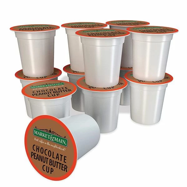 Market & Main Chocolate Peanut Butter Single Serve Coffee Cups, 2 Boxes (24 Cups) 5 Market & Main Chocolate Peanut Butter Single Serve Coffee Cups, 2 Boxes (24 Cups) - Image 3