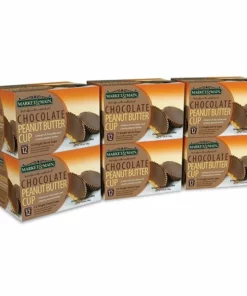 Market & Main Chocolate Peanut Butter Single Serve Coffee Cups, 6 Box (72 Cups)