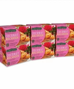 Market & Main Coconut Macaroon Single Serve Coffee Cups, 6 Boxes (72 Cups)