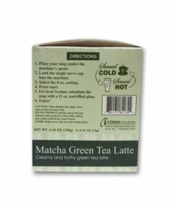 Matcha Green Tea Latte, 24Single Serve Cups -coffee Sales Shop matcha green tea latte single serve k cups 12 cups sweet tea latte 02 2nd 1