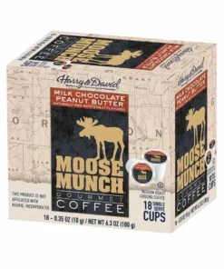 Moose Munch Milk Chocolate Peanut Butter Single Serve Cups, 2/18 Count -coffee Sales Shop moose munch milk chocolate peanut butter single serve cups 18 count