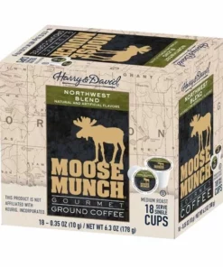 Moose Munch Northwest Blend Coffee Single Serve Coffee By Harry & David, 4/18 Count -coffee Sales Shop moose munch northwest blend coffee single serve cups by harry david 1 box 1