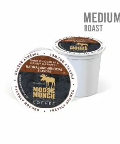 Moose Munch Coffee By Harry & David, Dark Chocolate Candy Caramel, 35 Single Serve Cups -coffee Sales Shop moosemunchdarkcaramel