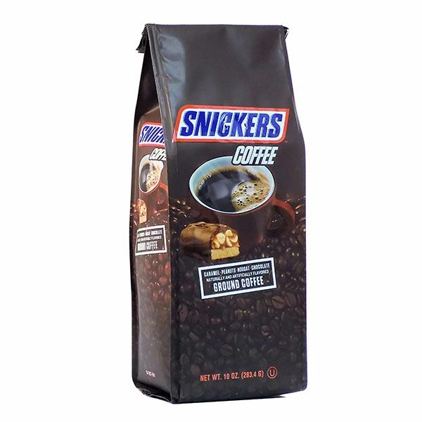 Snickers Caramel, Peanuts, Nougat And Chocolate, Naturally And Artificially Flavored Ground Coffee, 6/10 Oz Bags 4 Snickers Caramel, Peanuts, Nougat And Chocolate, Naturally And Artificially Flavored Ground Coffee, 6/10 Oz Bags - Image 2