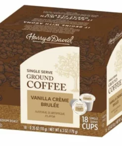Harry & David Coffee Combo, Breakfast Blend, Vanilla Creme Brulee 2/18 Ct Boxes -coffee Sales Shop vanillacremebruclee